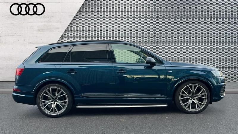 Used Audi Q7 Advanced 286 HP (210 kW) 2018 Galaxy blue metallic SUV
