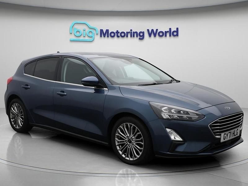 Blue Used 2022 Ford Focus Titanium X Hatchback | £15,100 (Fair price) - Image 1/4