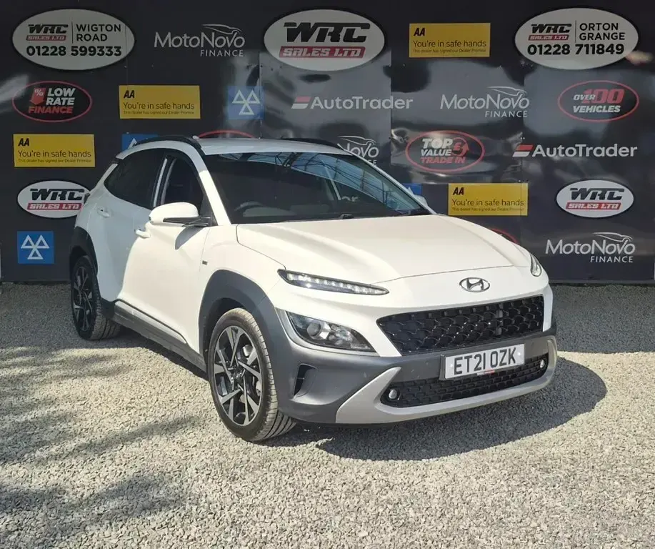 Used Hyundai Kona Premium 120 HP (88 kW) 2021 White SUV