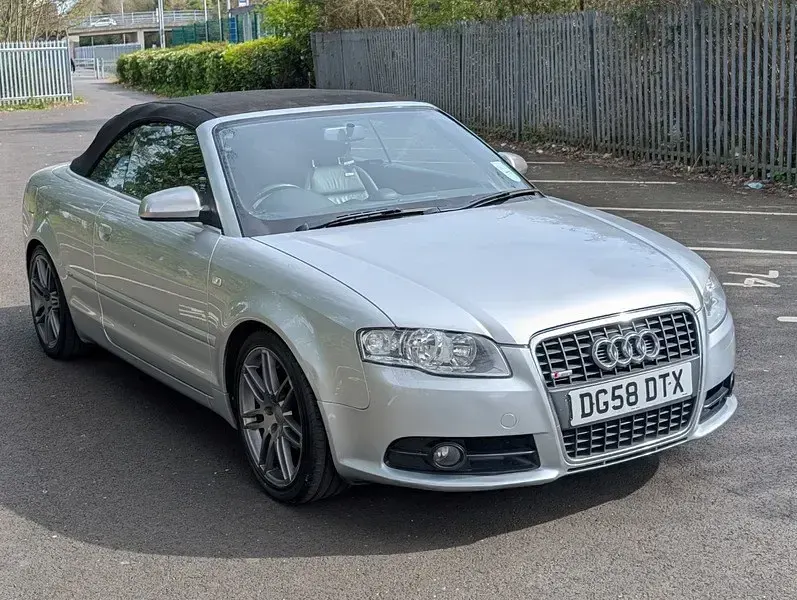 Used Audi A4 Cabriolet S-Line 2008 Silver Cabriolet