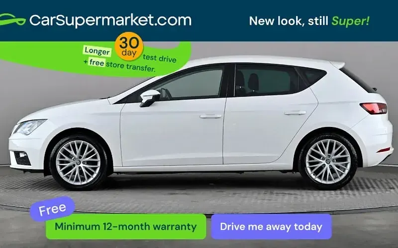 Begagnad Seat Leon SE Dynamic 116 HK (85 kW) 2020 Vit Halvkombi
