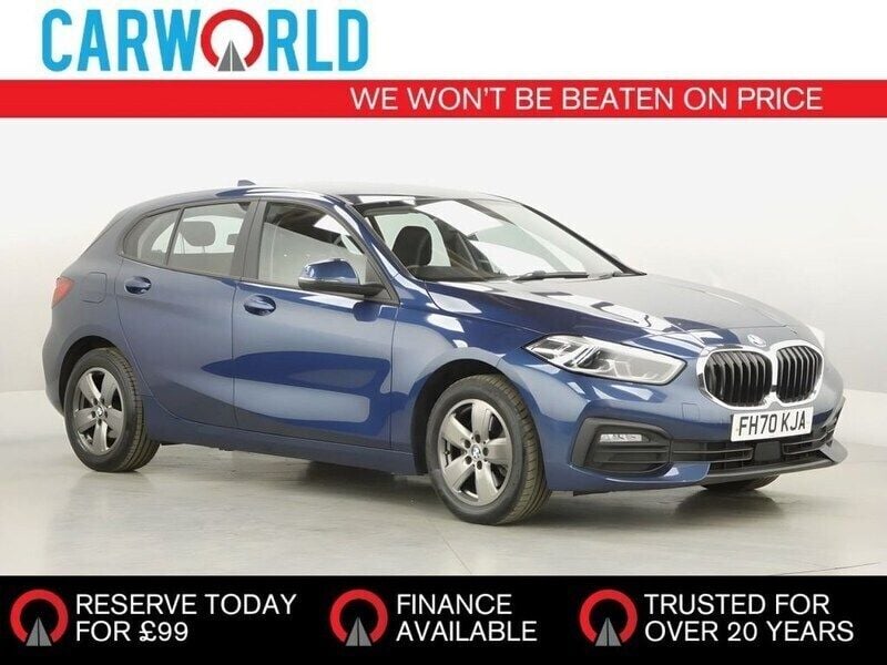 Blue Used 2021 BMW 118 Comfort Edition Hatchback | £14,400 (Super price) - Image 1/3