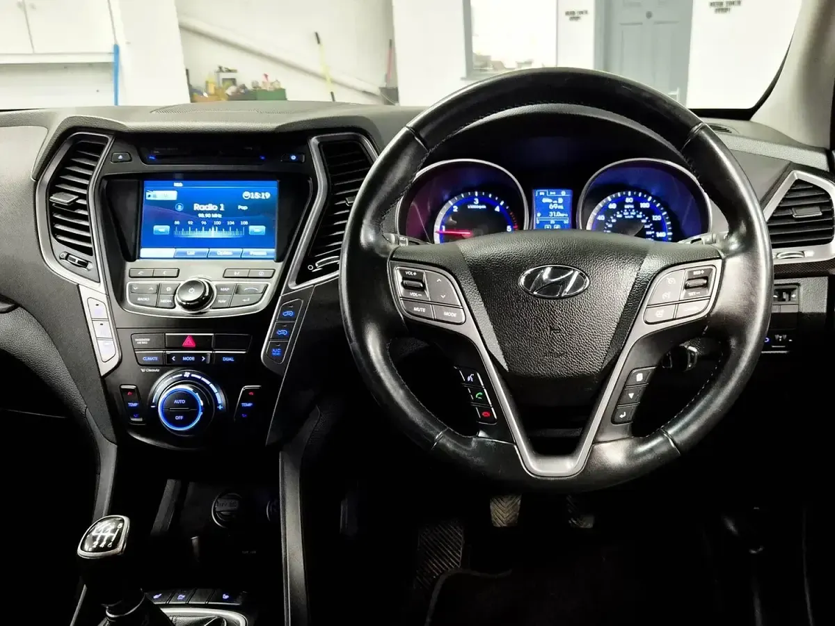 Used Hyundai Santa Fe Premium 197 HP (144 kW) 2013 Blue SUV