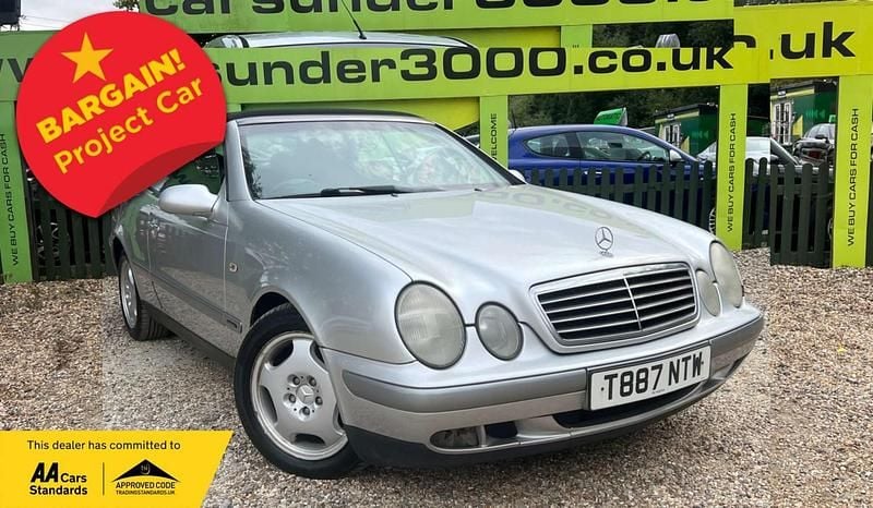 Silver Used 1999 Mercedes CLK230 Elegance Cabriolet | £988 - Image 1/4