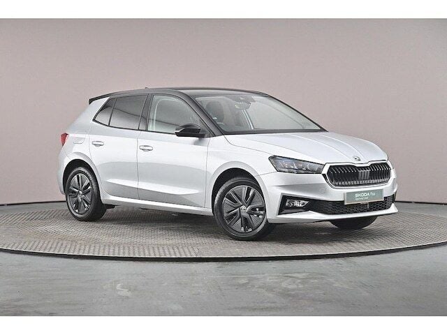 Brilliant silver metallic black magic pearl effect New 2024 Skoda Fabia Colour Edition Hatchback | £16,048 (Super price) - Image 1/4