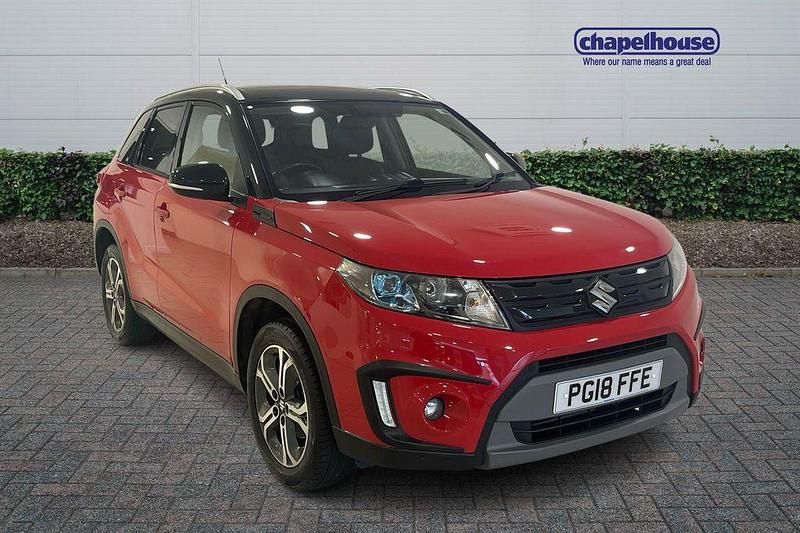 Red and black Used 2018 Suzuki Vitara SZ5 SUV | £10,850 (Good price) - Image 1/4
