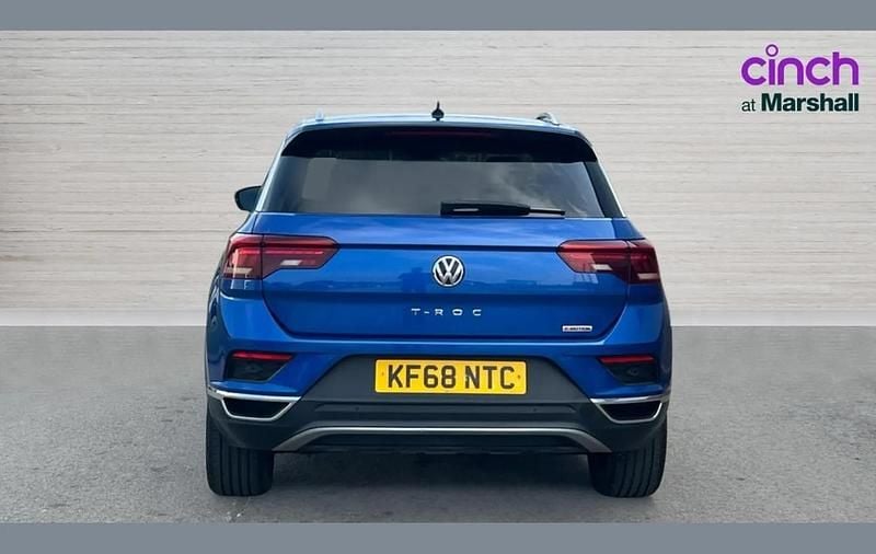Used VW T-Roc SEL 190 HP (139 kW) 2019 Blue SUV