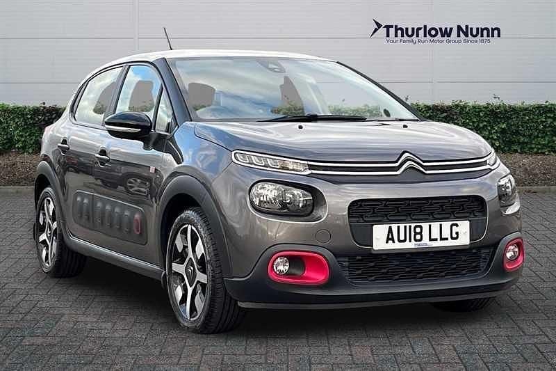 Grey Used 2018 Citroën C3 PureTech Hatchback | £8,839 (Fair price) - Image 1/4
