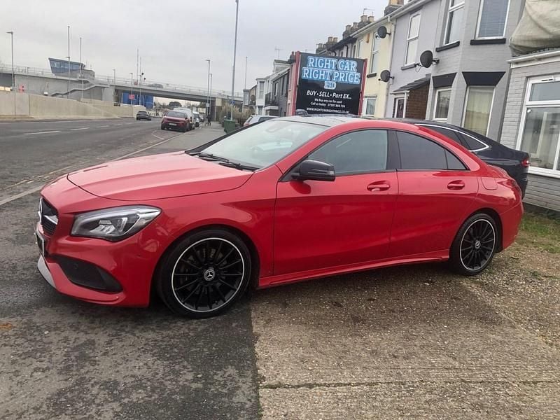 Red Used 2018 Mercedes CLA220 AMG line Sedan | £10,995 (Fair price) - Image 1/4