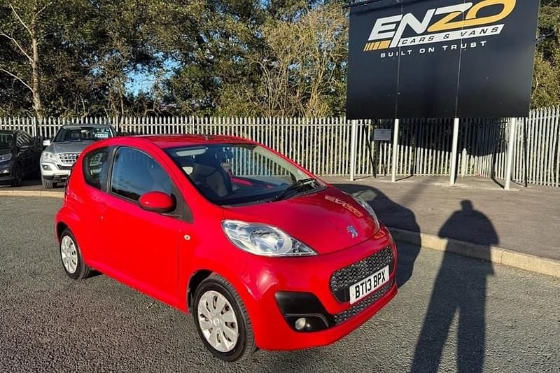 Red Used 2013 Peugeot 107 Active Hatchback | £1,895 (Good price) - Image 1/1