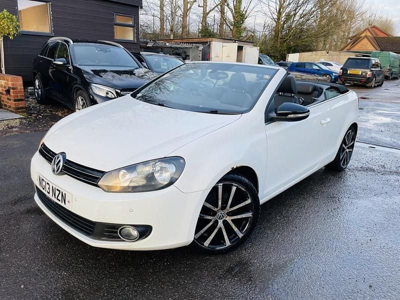 Used VW Golf Cabriolet GT 140 HP (102 kW) 2013 White Cabriolet