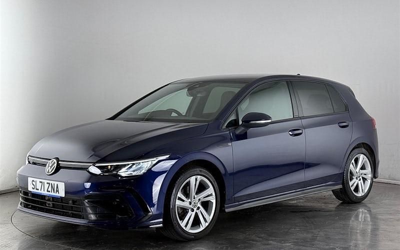 Used VW Golf VIII R-line 150 HP (110 kW) 2022 Blue Hatchback