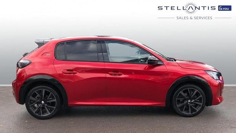 Red Used 2023 Peugeot 208 GT Hatchback | £14,501 (Fair price) - Image 1/4
