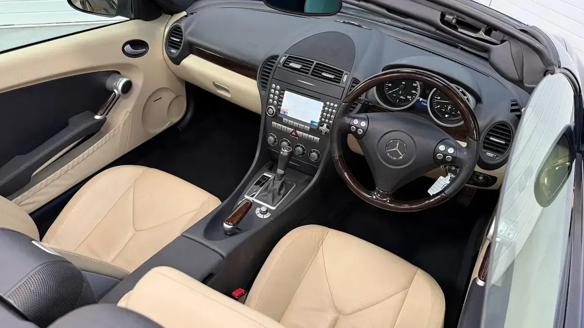 Used Mercedes SLK350 2007 Blue Cabriolet