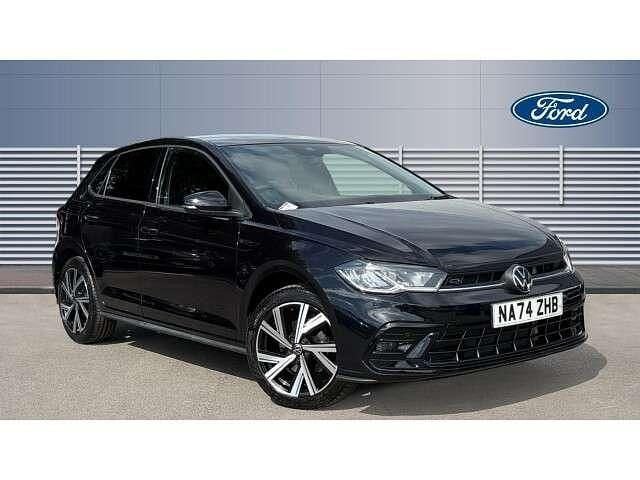 Black Used 2024 VW Polo R-line Hatchback | £21,108 (Fair price) - Image 1/4