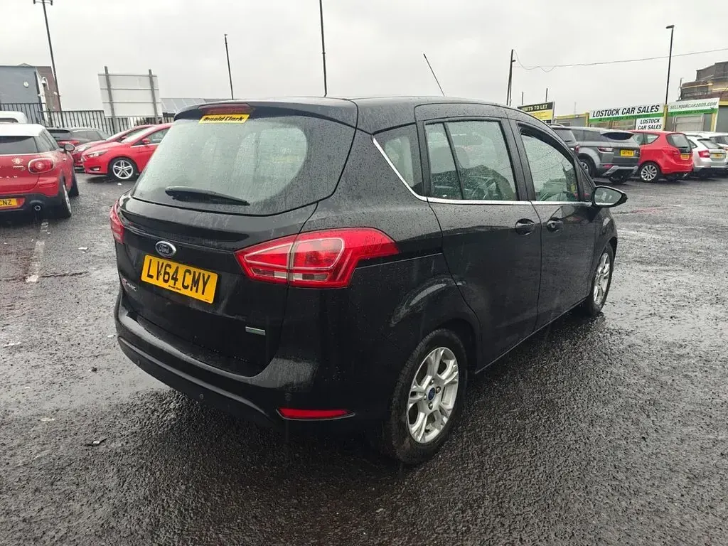 Used Ford B-MAX Zetec 125 HP (91 kW) 2014 Black MPV