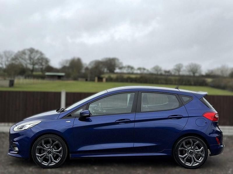 Used Ford Fiesta ST-Line 100 HP (73 kW) 2017 Blue Hatchback