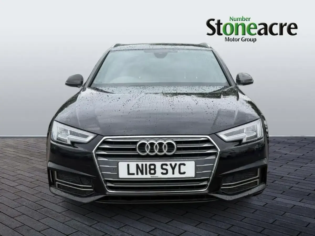Used Audi A4 S-Line 190 HP (139 kW) 2018 Black Estate