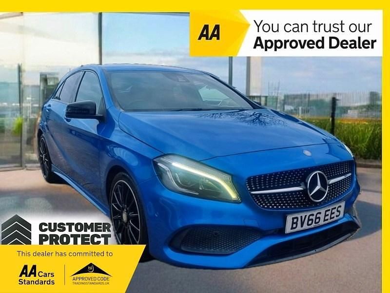 Blue Used 2016 Mercedes A200 AMG line Hatchback | £11,495 (Fair price) - Image 1/3