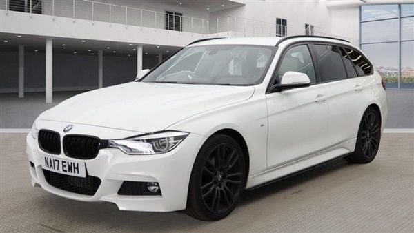 White Used 2017 BMW 320 M Sport Estate | £12,795 (Fair price) - Image 1/1
