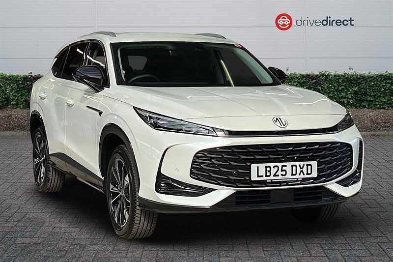 Solid arctic white Used 2024 MG HS Trophy SUV | £23,850 - Image 1/4