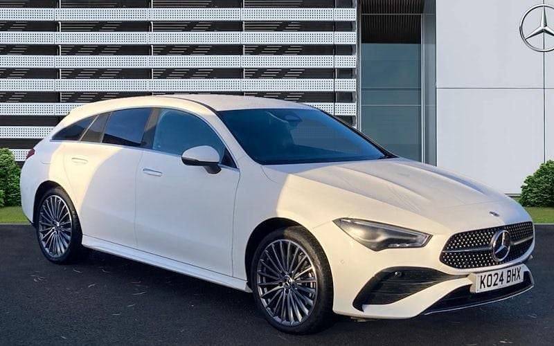Used 2025 Mercedes CLA250e Shooting Brake AMG Line Premium Estate | £27,355 (Fair price) - Image 1/4
