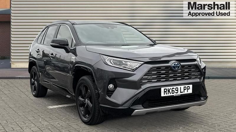 Grey and black Used 2019 Toyota RAV4 Hybrid SUV | £20,767 (Fair price) - Image 1/4