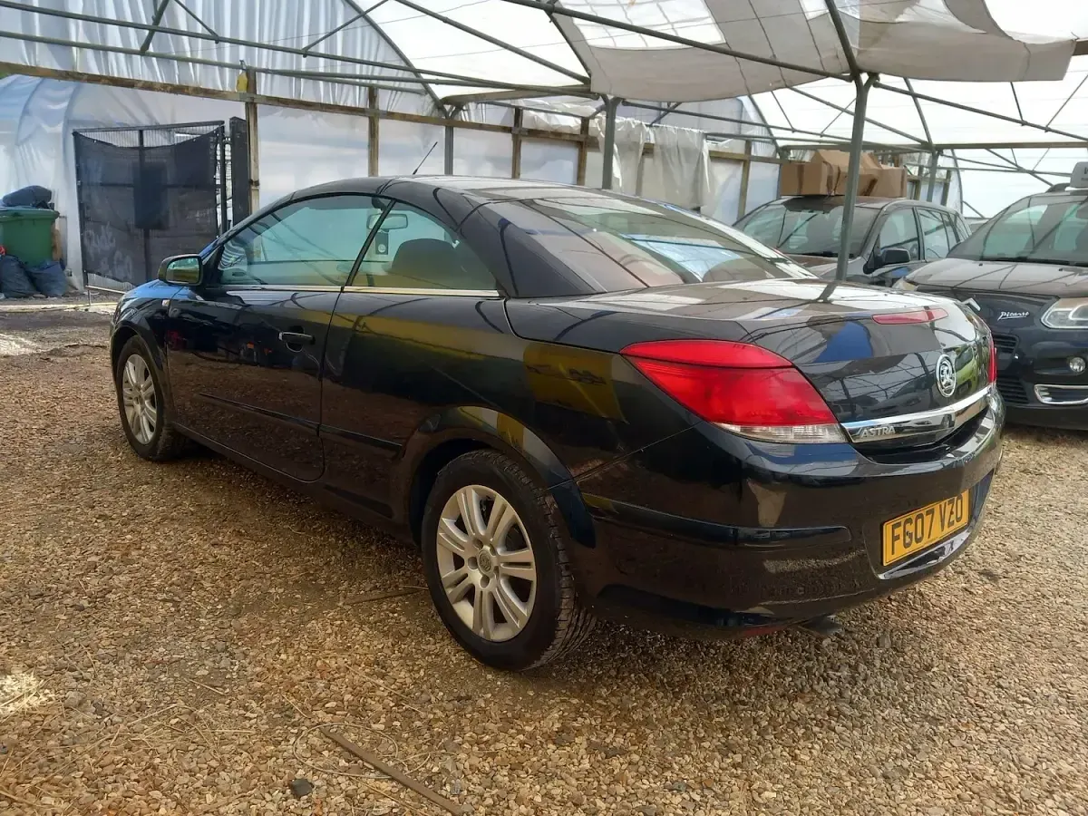Used Vauxhall Astra Cabriolet 2007 Black Cabriolet