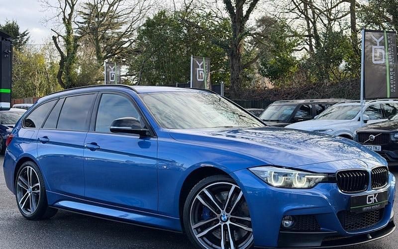 Used BMW 330 M Sport 258 HP (189 kW) 2018 Blue Estate