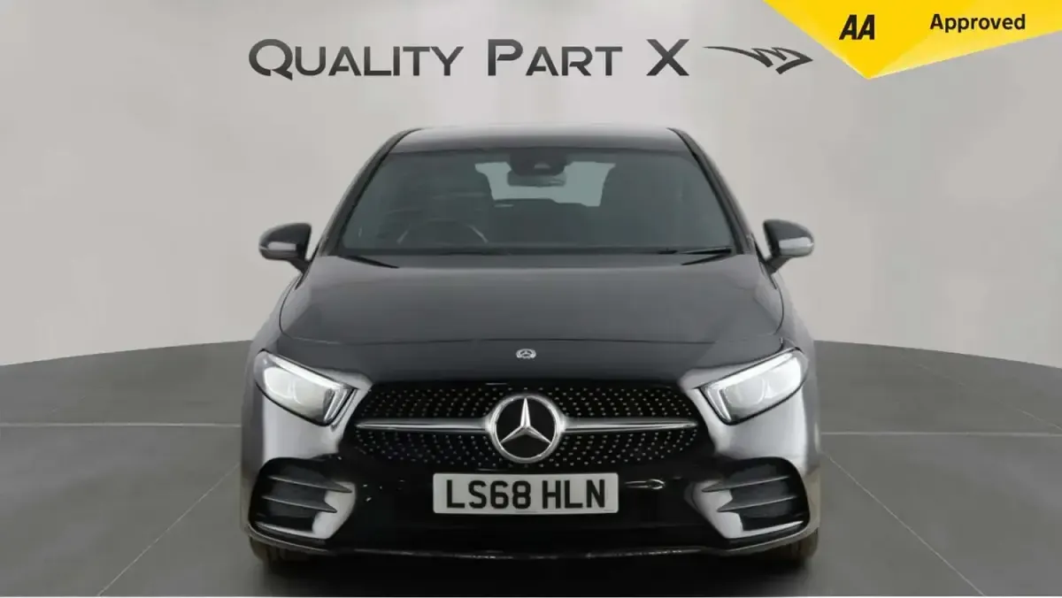 Used Mercedes A250 AMG line 2018 Black Hatchback