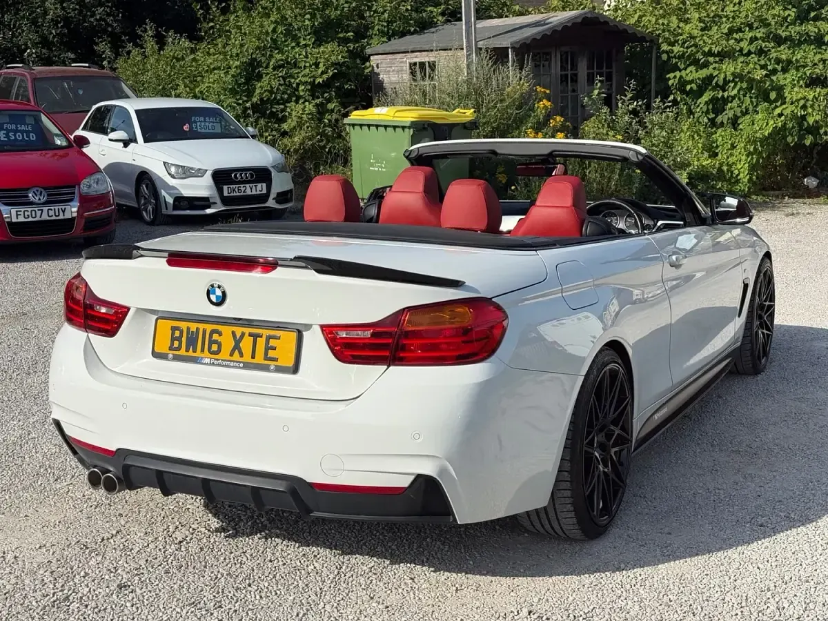 Used BMW 420 M Sport 190 HP (139 kW) 2016 White Cabriolet
