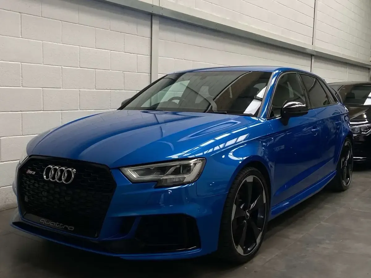 Used Audi RS3 480 HP (353 kW) 2017 Blue Sedan