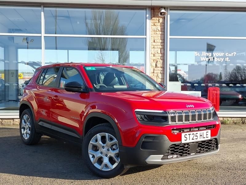 Solid ruby New 2025 Jeep Avenger Altitude SUV | £21,998 (Super price) - Image 1/4