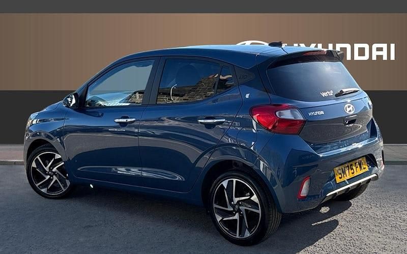 Usado Hyundai i10 Premium 79 HP (58 kW) 2025 Azul Citadino