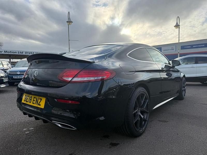 Used Mercedes C220 AMG line 2018 Obsidian black Coupe