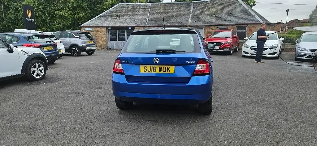 Used Skoda Fabia 2018 Blue Hatchback