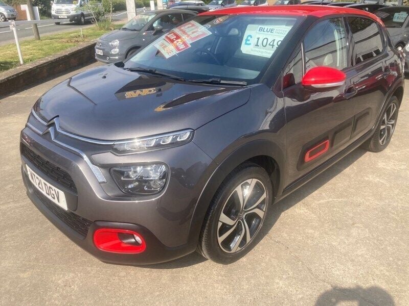 Grey Used 2021 Citroën C3 PureTech Hatchback | £10,491 (Fair price) - Image 1/4