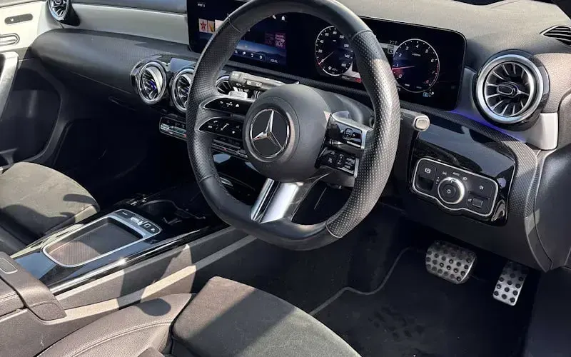 Used Mercedes A180 AMG line 136 HP (100 kW) 2025 Grey Hatchback