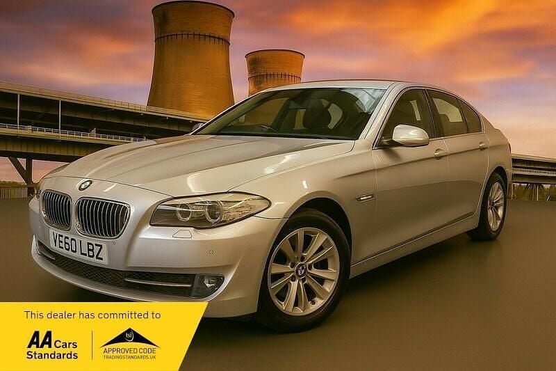 Silver Used 2010 BMW 520 Comfort Edition Sedan | £3,990 (Good price) - Image 1/3
