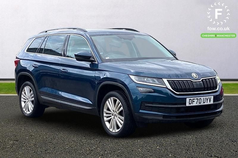 Blue Used 2021 Skoda Kodiaq SE L SUV | £21,199 (Good price) - Image 1/3
