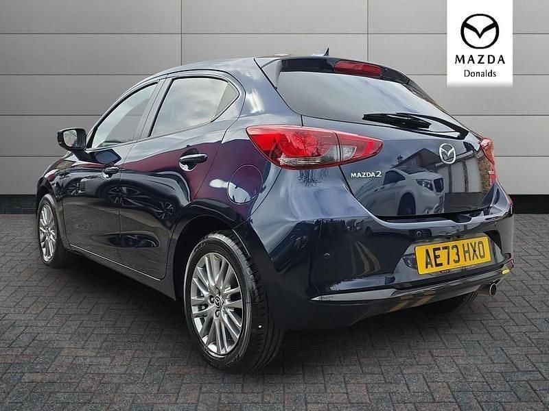 Used Mazda 2 Exclusive-Line 116 HP (85 kW) 2023 Blue Hatchback