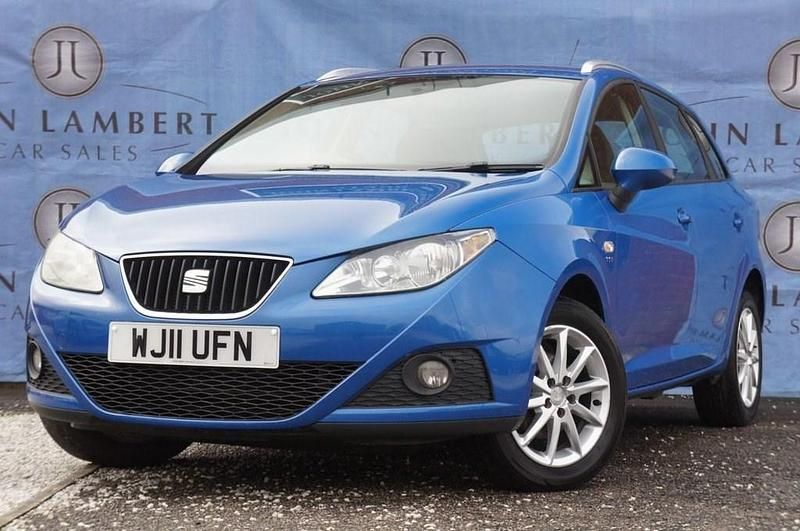 Used Seat Ibiza ST SE 105 HP (77 kW) 2011 Blue Estate