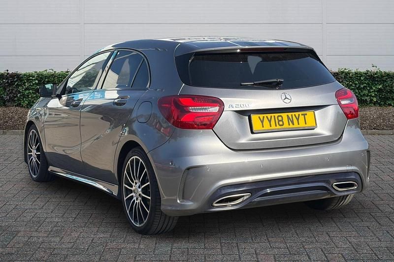Used Mercedes A200 Premium Plus 156 HP (114 kW) 2018 Grey Hatchback