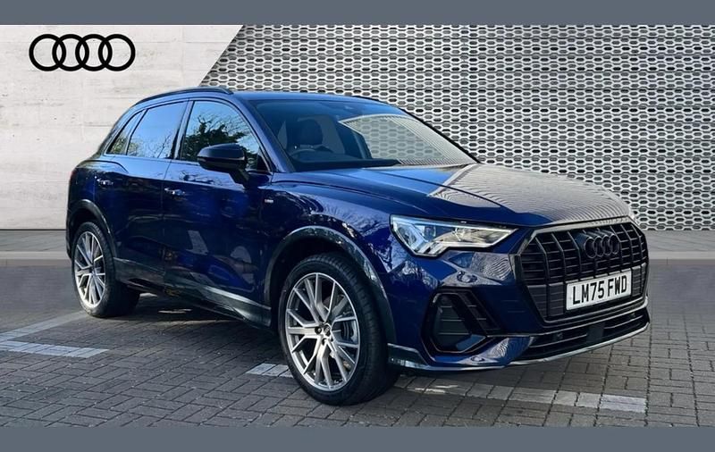 Used Audi Q3 Black Edition 150 HP (110 kW) 2025 Blue SUV