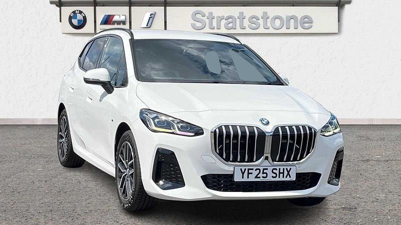 White Used 2025 BMW 230e Active Tourer M Sport MPV | £36,999 - Image 1/3
