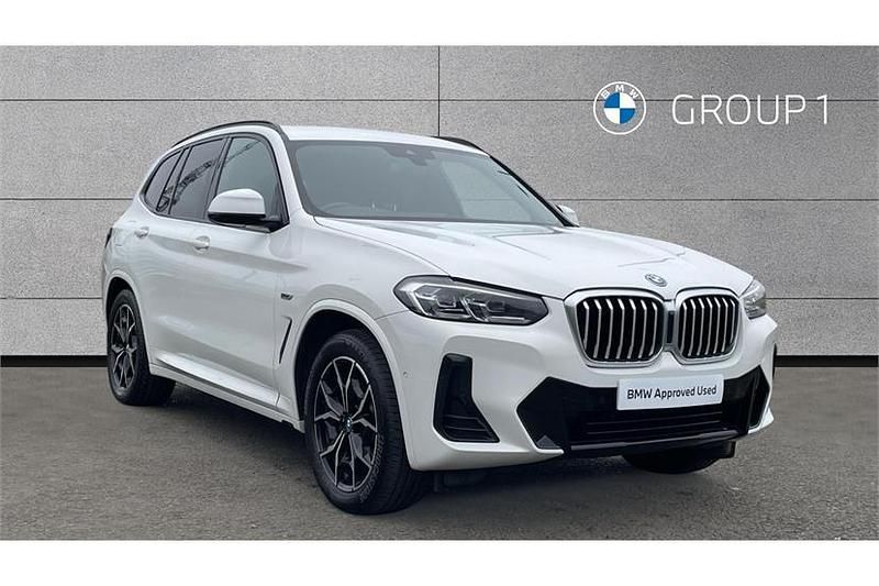 White Used 2022 BMW X3 M Sport SUV | £29,595 (Good price) - Image 1/4