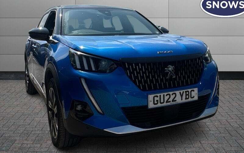 Blue Used 2022 Peugeot 2008 Premium SUV | £17,875 (Fair price) - Image 1/4