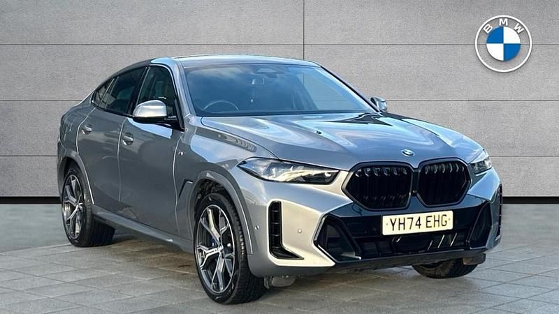 Grey Used 2024 BMW X6 M Sport SUV | £62,985 (A bit pricey) - Image 1/4