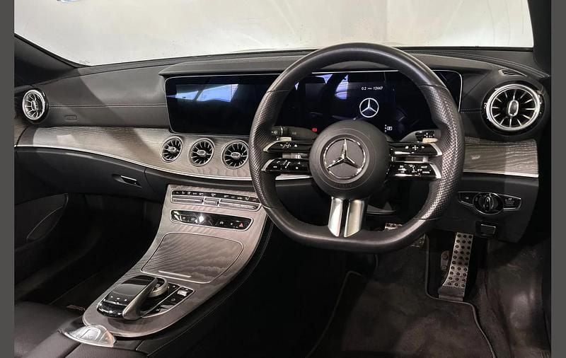 Used Mercedes E300 AMG line 254 HP (186 kW) 2022 Black Cabriolet