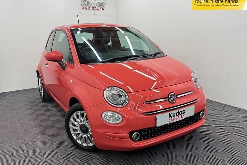 Pink Used 2020 Fiat 500 Lounge Hatchback | £7,490 (Fair price) - Image 1/1